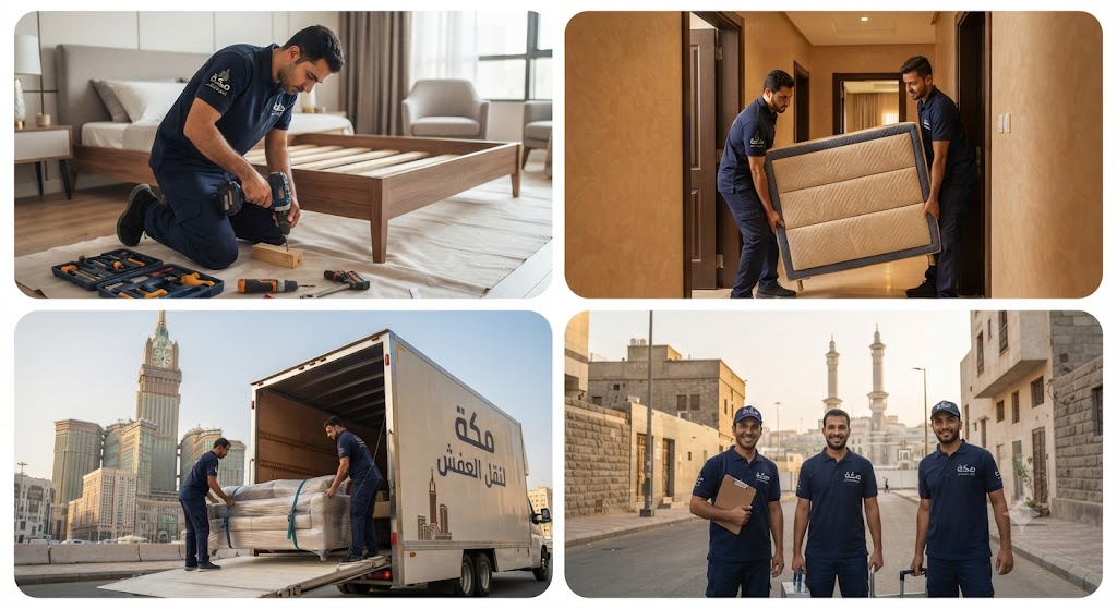 خدمات تركيب الأثاث المنزلي بعد النقل بمكة