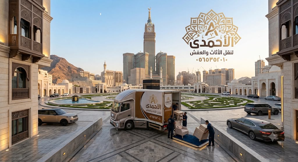 نقل العفش من الأبراج والعمائر المرتفعة بمكة المكرمة
